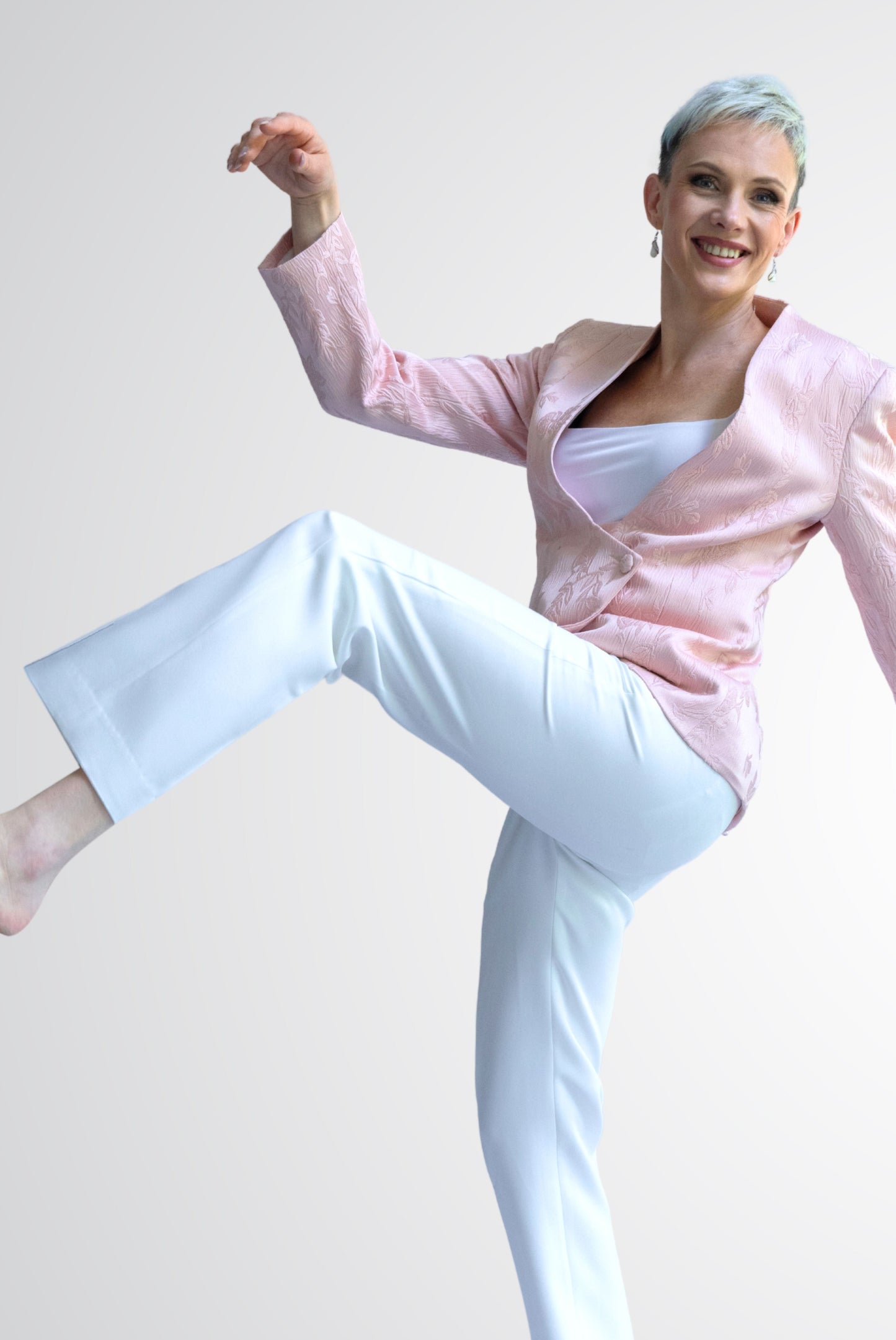 Beacon Asymmetrical Lapel Jacket for Women - Jackets - Point of View Label