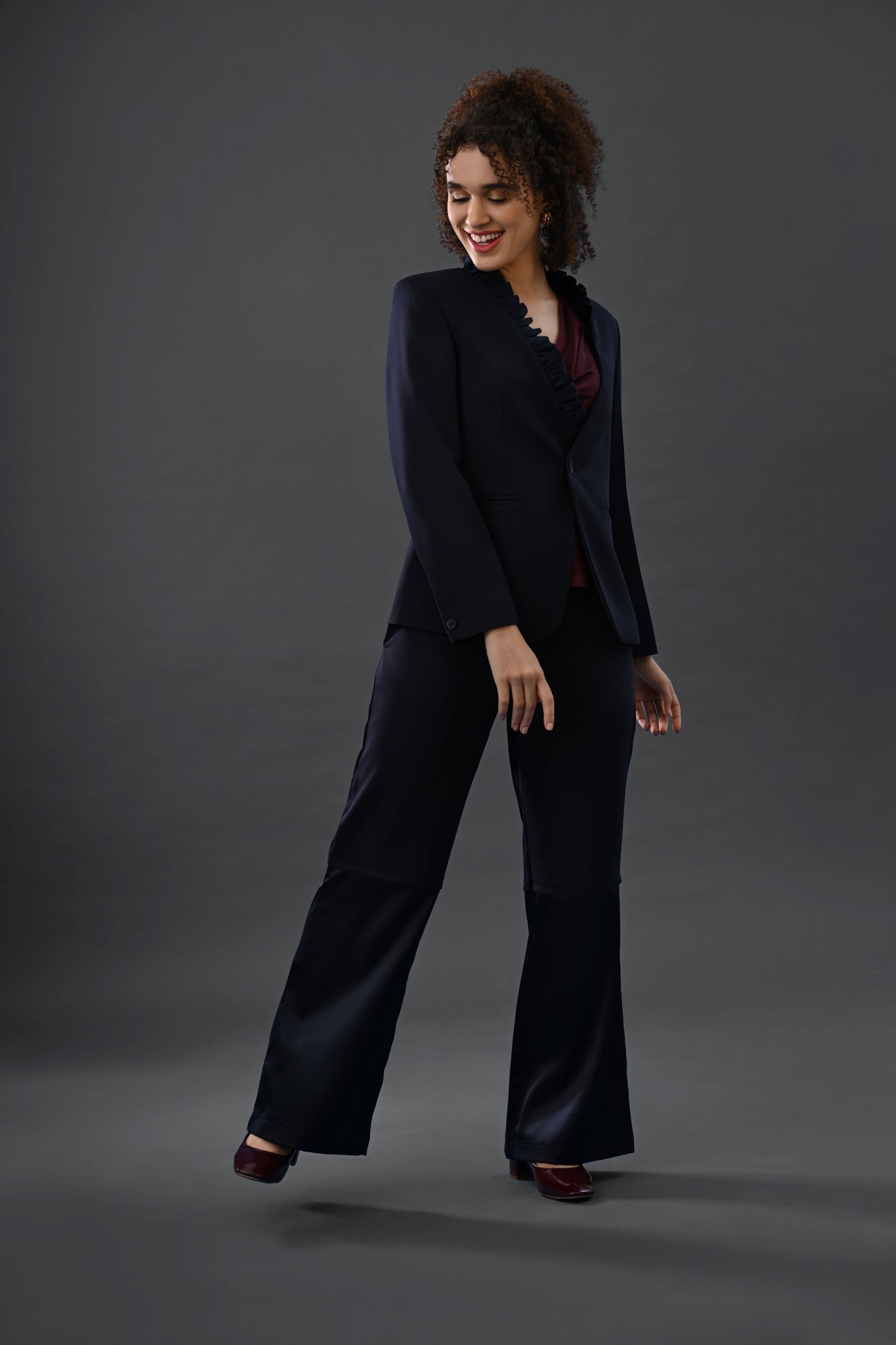 Disruption Dual Tone Crepe Trousers - Pant - Point of View Label