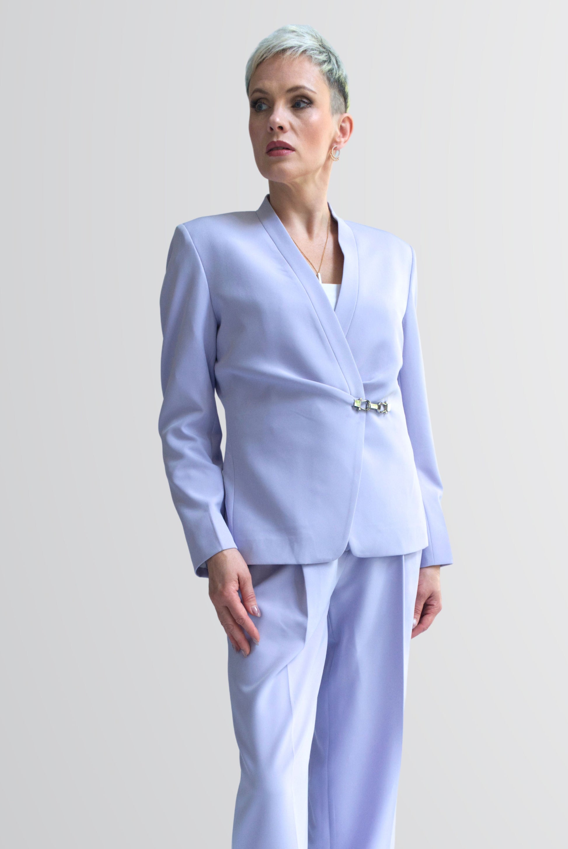 Matriarch Pleat Jacket for Women - Jackets - Point of View Label