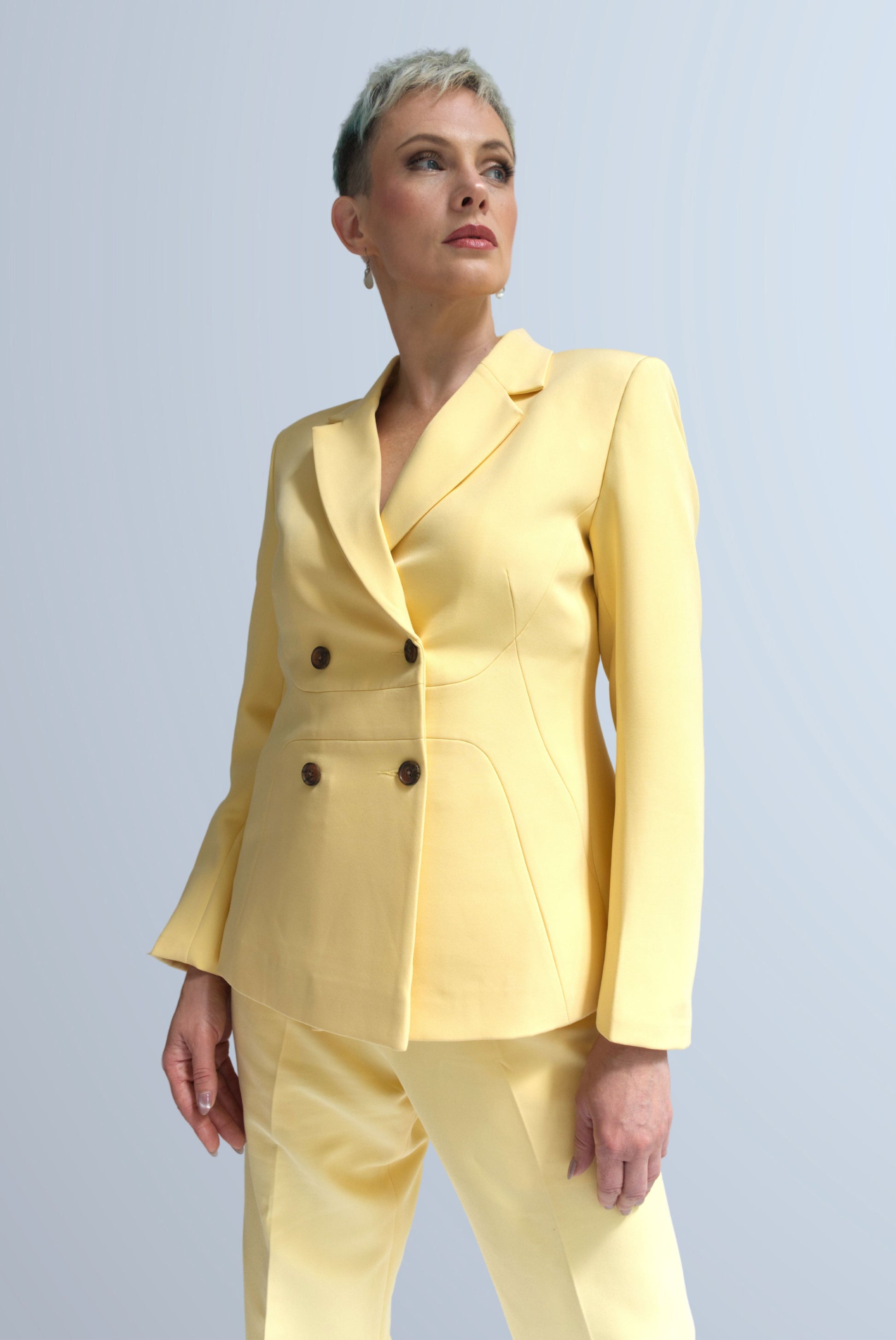 Sage Double breasted Jacket for Women - Jackets - Point of View Label