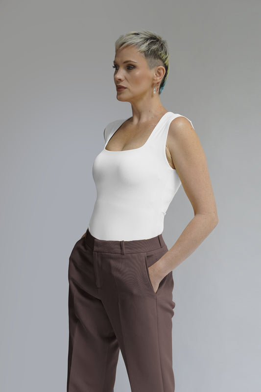 Forever Dress Pants for Women with Satin Piping