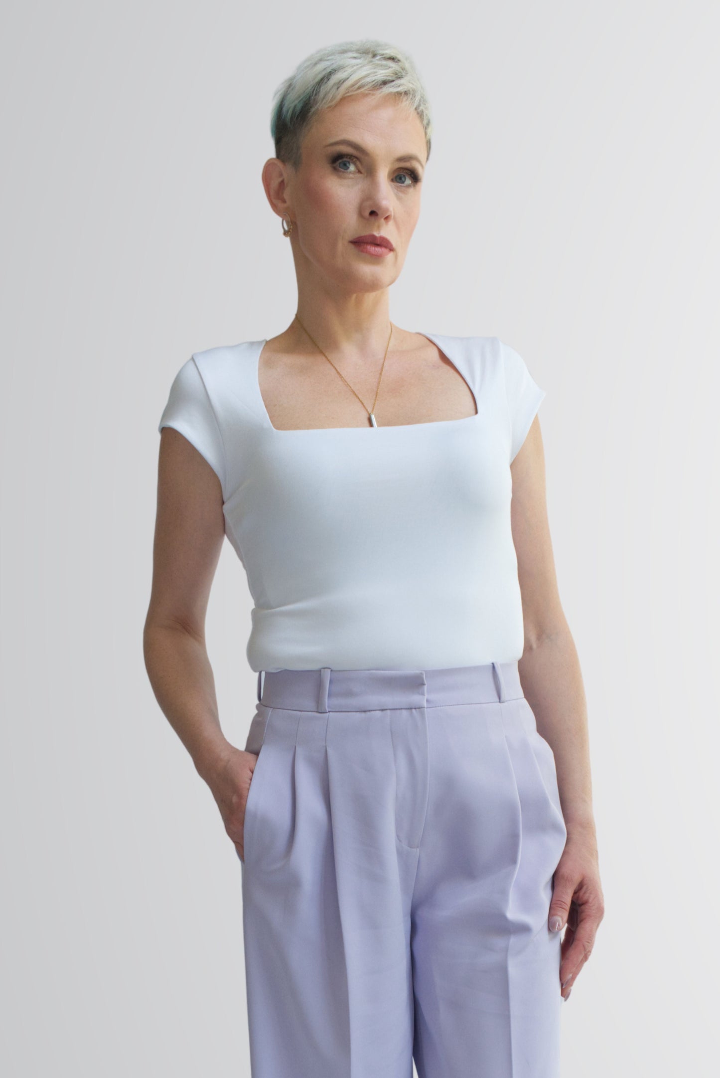 Authority Pleated Flared Pant - Pant - Point of View Label