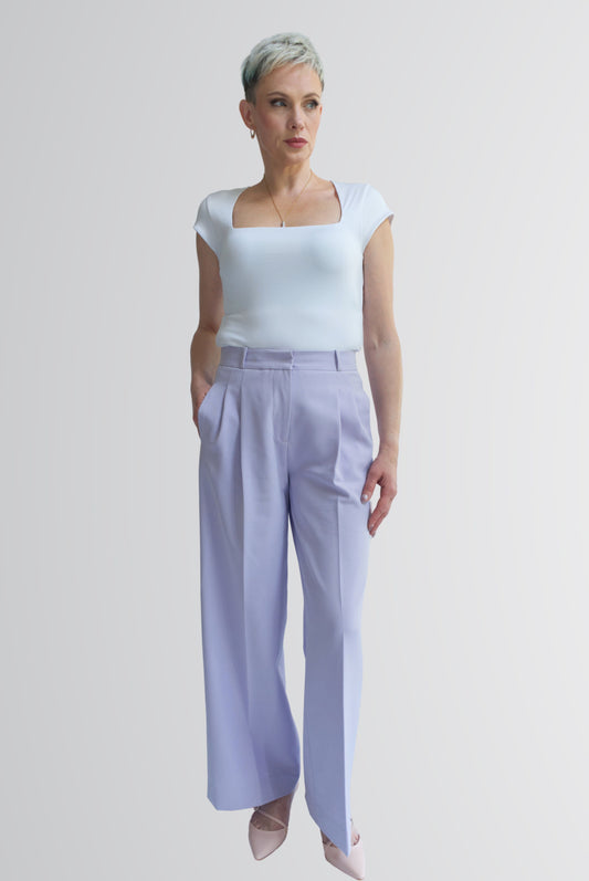Authority Pleated Flared Pant - Pant - Point of View Label
