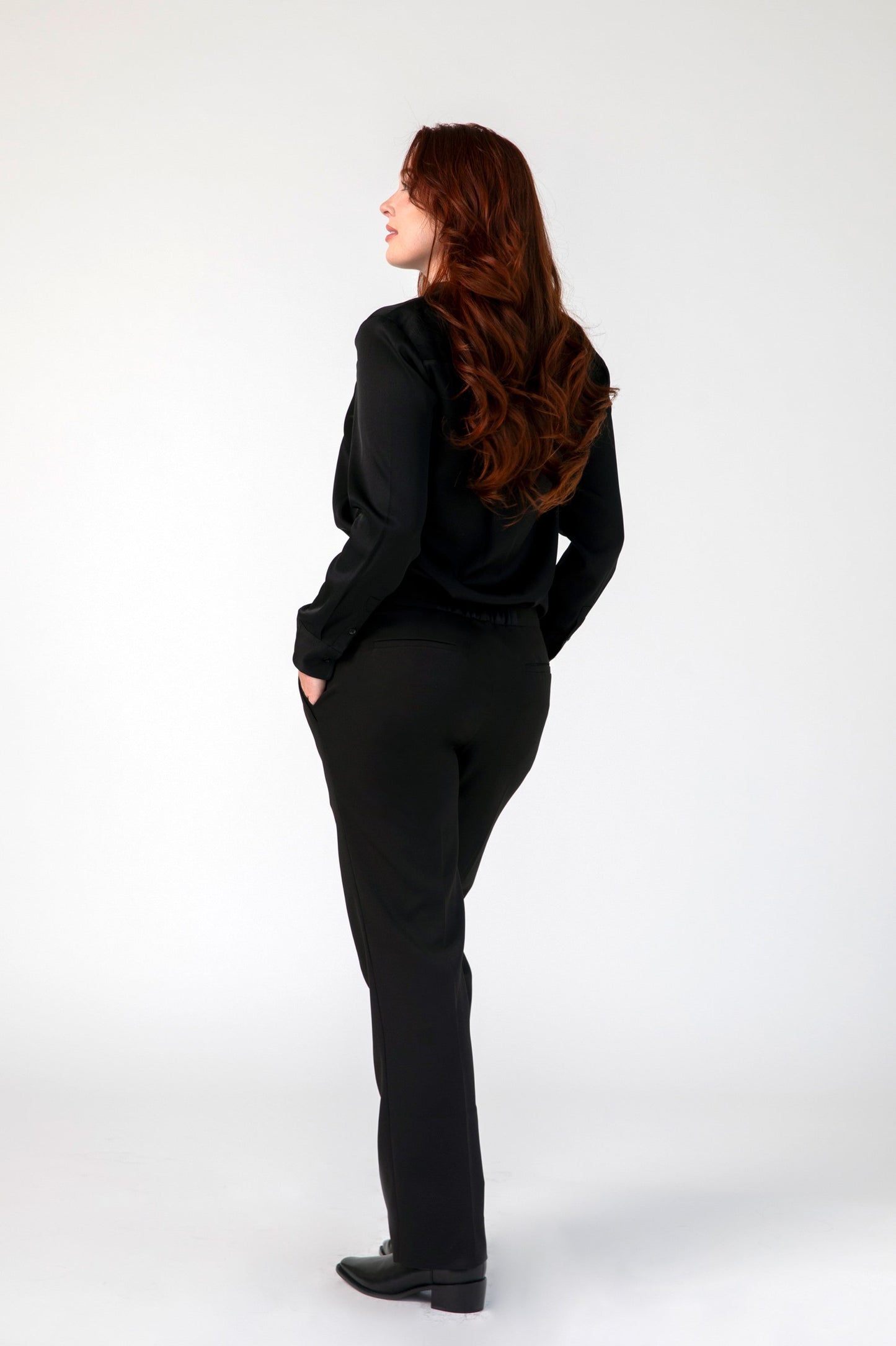 Forever Dress Pants with Satin Piping - Pant - Point of View Label