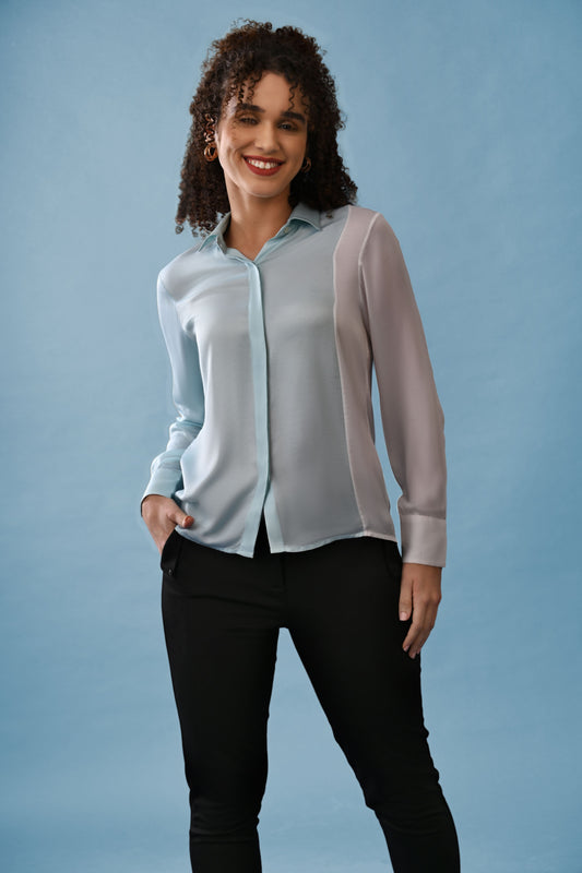 Trendsetter Modal Satin Shirt - Tops - Point of View Label